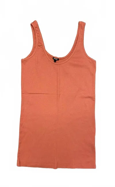 Monrow Women's Classic Layer Tank In Orange