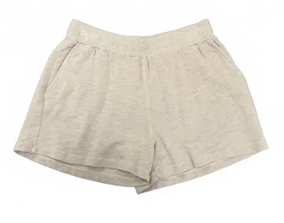 Monrow Women's Exboyfriend Short In Beige In Neutral