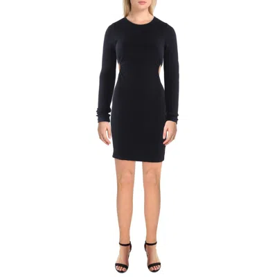 Monrow Womens Cut-out Cotton Mini Dress