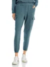 Monrow Womens Utility Fleece Sweatpants In Green