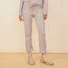 Monrow Wool Cashmere Space Dye Vintage Sweat In Oatmeal