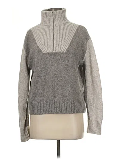Pre-owned Monrow Wool Pullover Sweater In Gray