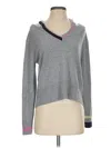 Monrow Wool Pullover Sweater In Gray