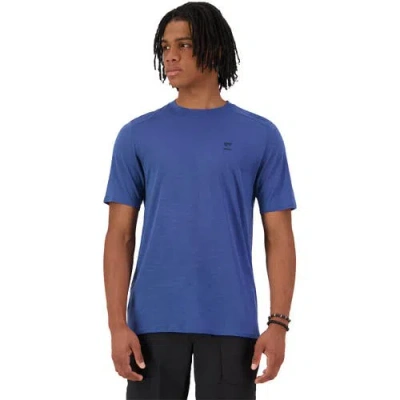 Mons Royale Aero Ultralight Merino T-shirt In Blue