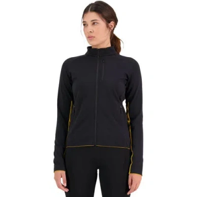 Mons Royale Approach Merino Gridlock Jacket In Black
