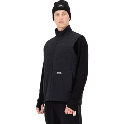 Mons Royale Canyon Merino Insulated Vest In Black