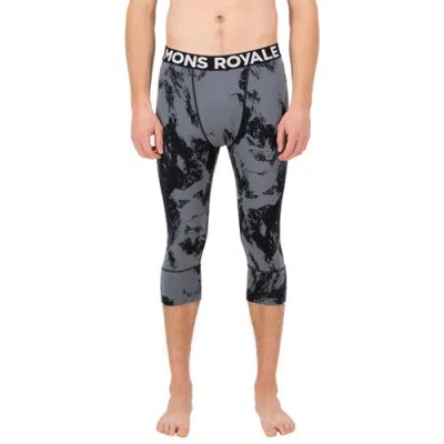 Mons Royale Cascade 3/4 Legging In Gray