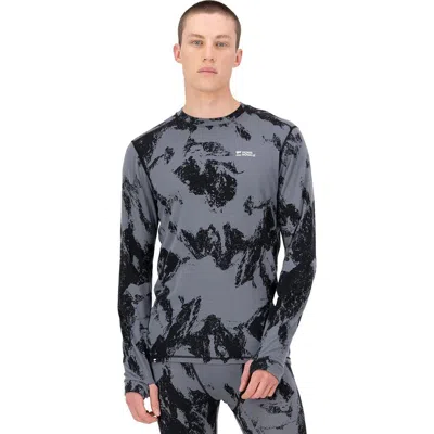 Mons Royale Cascade Merino Flex Long-sleeve Top In Gray