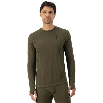 Mons Royale Cascade Merino Flex Long-sleeve Top In Green
