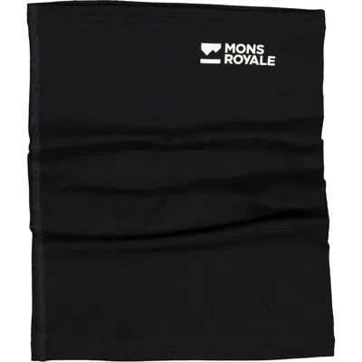 Mons Royale Daily Dose Merino Neckwarmer In Black