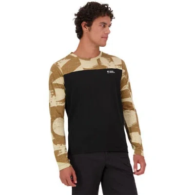 Mons Royale Diversion Merino Long-sleeve Bike Jersey In Multi
