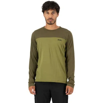 Mons Royale Diversion Merino Long-sleeve Bike Jersey In Multi