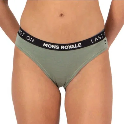 Mons Royale Folo Merino Brief In Green