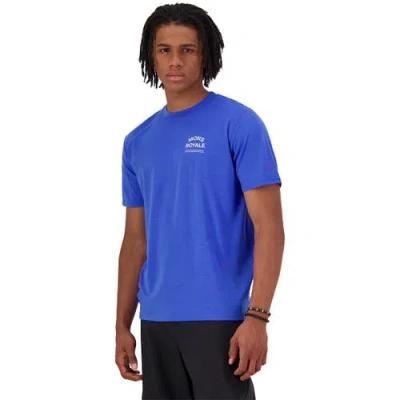 Mons Royale Icon Merino T-shirt In Blue