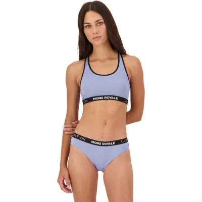 Mons Royale Sierra Sports Bra In Purple