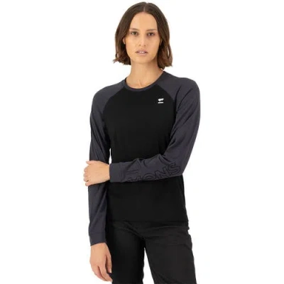 Mons Royale Tarn Merino Long-sleeve Bike Jersey In Black