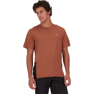 Mons Royale Tarn Merino Shift T-shirt In Brown
