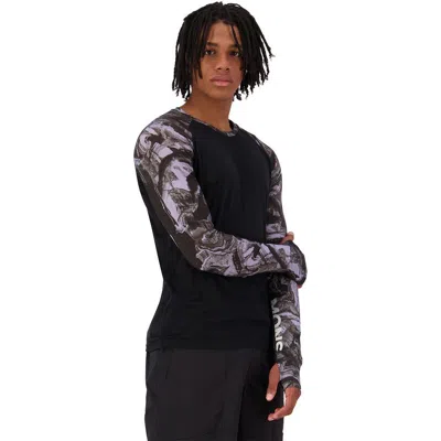 Mons Royale Temple Merino Long-sleeve Shirt In Black
