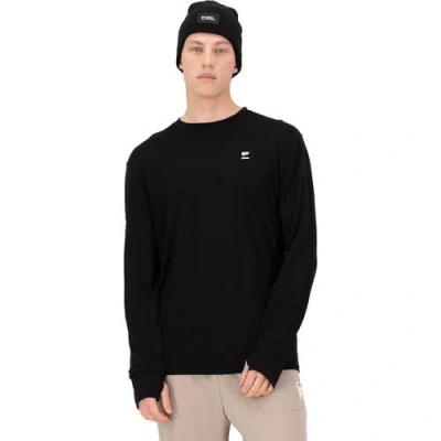 Mons Royale Yotei Classic Long-sleeve Shirt In Black