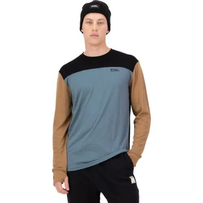 Mons Royale Yotei Tech Long-sleeve Top In Blue