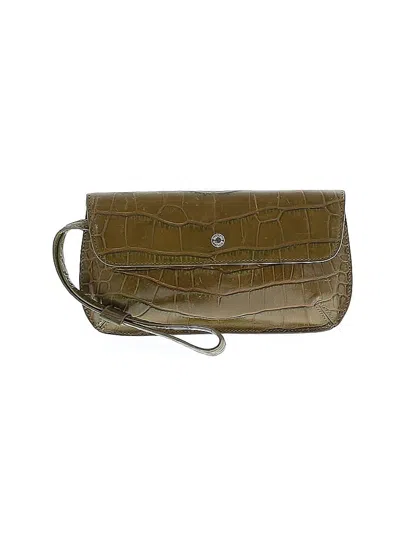 Pre-owned Monsac Wristlet In Green
