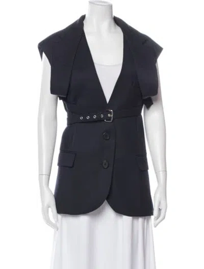 Pre-owned Monse Blazer In Blue