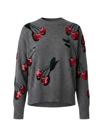 Monse Cherry-motif Sweater In Gray
