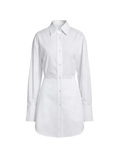 Monse Classic-collar Shirt Dress In White
