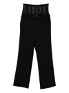 Monse Corset Slim Trousers In Black