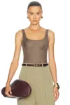 Monse Corset Top In Brown