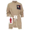Monse Cotton Blend Heart Fire Hydrant Patchwork Romper In Green