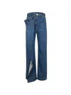 Monse Cross-over Jeans In Blue