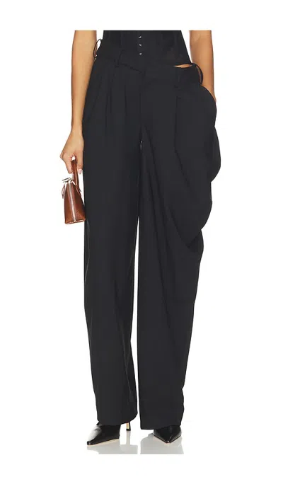 Monse Deconstructed Corset Trouser In Black