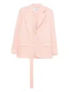 Monse Deconstructed Lapel Blazer In Pink