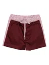 Monse Deconstructed Shorts In Red