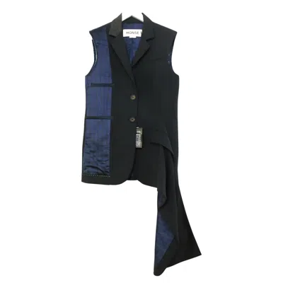 Pre-owned Monse Deconstructed Sleeveless Jacket From The Pre-fall 2019 Collection In Black