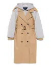 Monse Deconstucted Combo Trench Coat Khaki