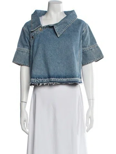 Pre-owned Monse Denim Jacket In Blue