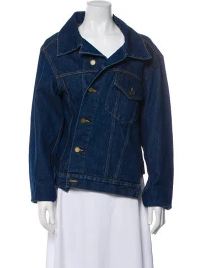 Pre-owned Monse Denim Jacket In Blue