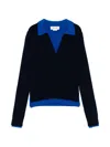 Monse Double Layer Knitted Jumper In Black
