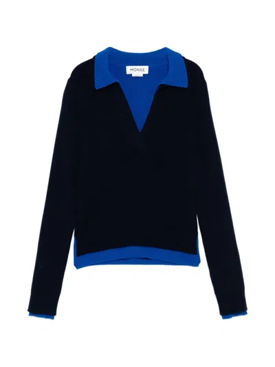 MONSE DOUBLE-LAYER KNITTED JUMPER