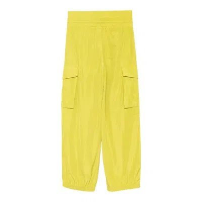 Monse Double Waistband Cargo Pants In Yellow