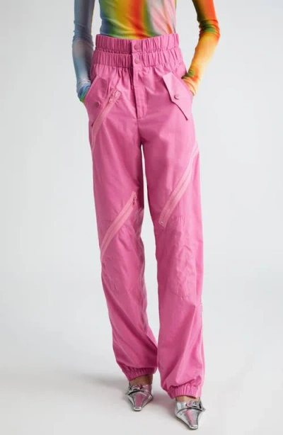 Monse Double Waistband Joggers In Pink