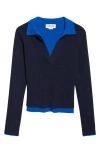 Monse Double Layer Knitted Jumper In Black