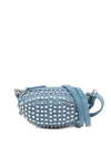 Monse Football Mini Bag In Blue
