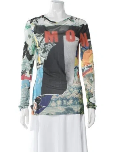 Pre-owned Monse Graphic Print Jacket In Neutral