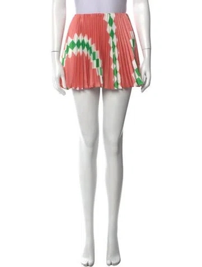 Pre-owned Monse Graphic Print Mini Skirt In Pink