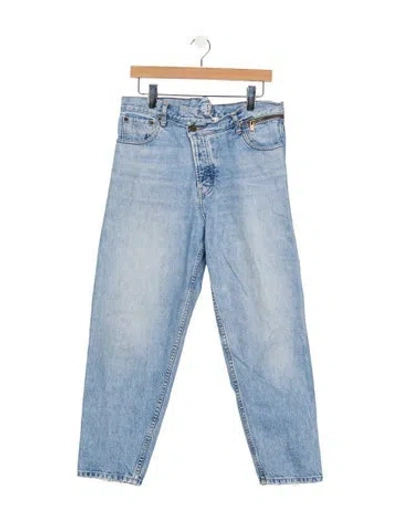 Pre-owned Monse High-rise Straight Leg Jeans In Blue