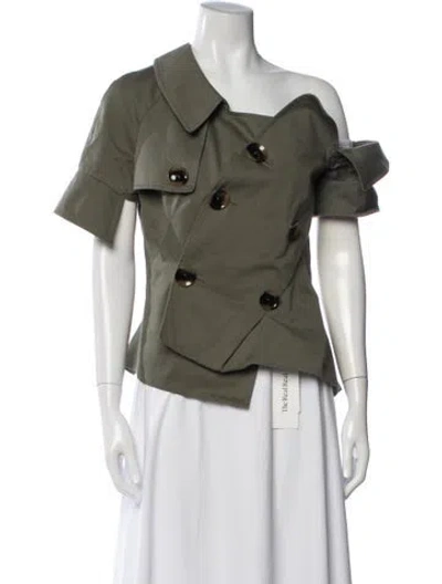 Pre-owned Monse Jacket In Green