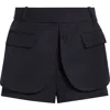 Monse Jacket Hem Shorts In Midnight